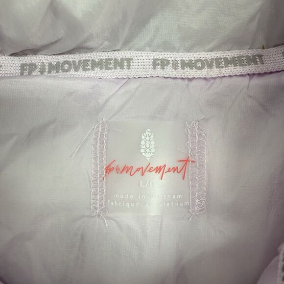 Free People FP Movement Oversized Vest In A Bubble Puffer Womens Large Pink NWT - Picture 5 of 11